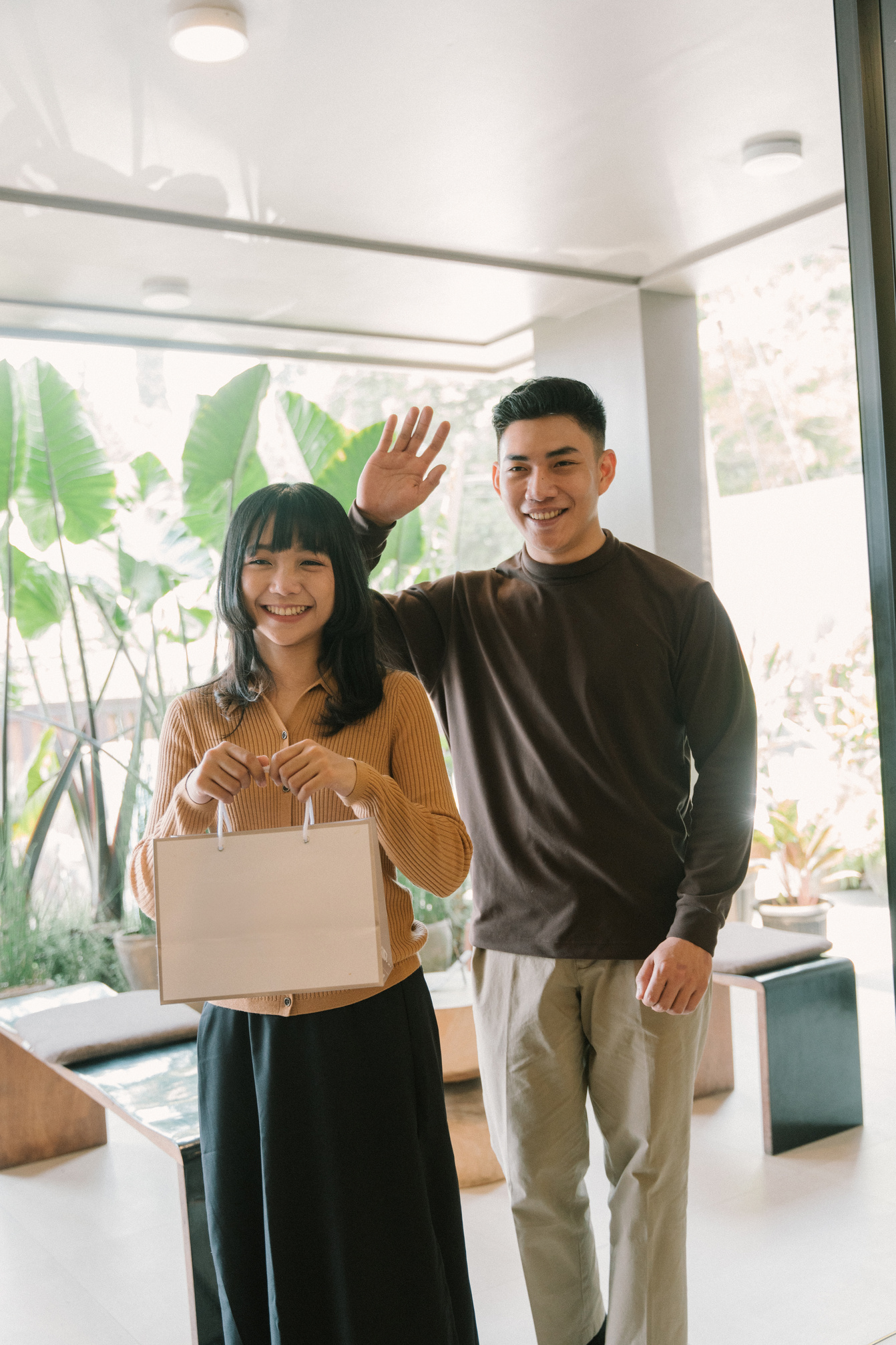 Guests Greeting at the Front Door